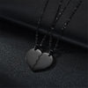 316L Stainless Steel Love Heart Batch Picture Broken Heart Pendant Couple Titanium Steel Necklace Never Fade