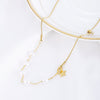 316L Stainless Steel Pear Star Pendant Necklace For Women 2022 Trendy Party Jewelry ожерелье Offers with