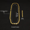316L Stainless Steel Puffed Mariner Link Chain Choker Necklace Gold Silver Color Men Boys Necklace Jewelry