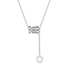 316L Stainless Steel Roman Numeral Pendant Necklace Fast Color Titanium Steel Transit Light  Necklace