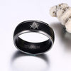 36L Stainles Steel AG Masonic Pattern Ring Men's Ring Metal Religious Amulet Ring Accessories Party Jewelry Size7-12