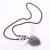 3A Natural Agate Necklace Different Mixed Color Amber opal Healing Crystal Tiger Eye Charms Pendant Heart Good Quality Necklace