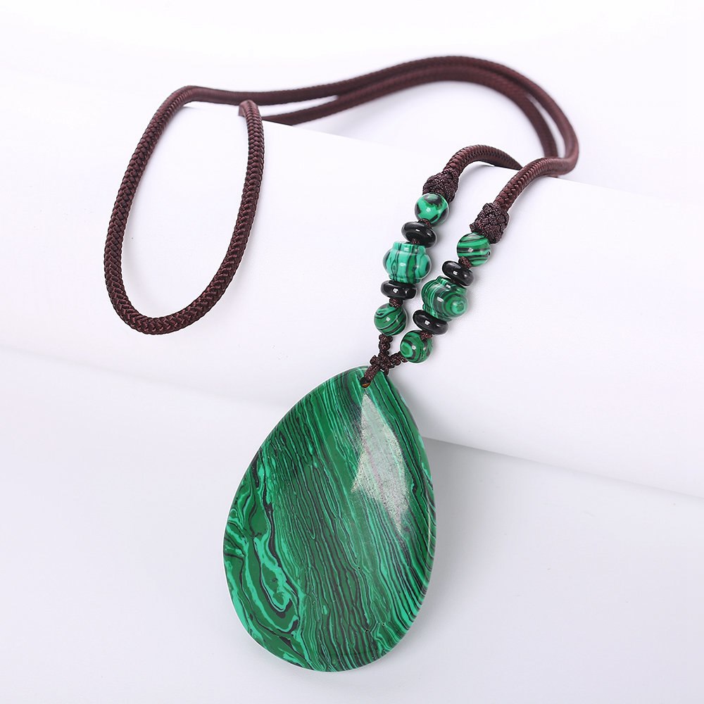 3A Natural Agate Necklace Different Mixed Color Amber opal Healing Crystal Tiger Eye Charms Pendant Heart Good Quality Necklace