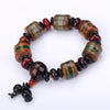 3A Original Tibet Dzi Agate Chinese Style Bracelet Men Chalcedony Black Agate Jewelry Couple Gift Charms Balance Healing Crystal