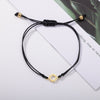 3PCS/Set Couple Bracelet for Women Stainless Steel Sun Moon Star Bracelets Braided Rope Charm Lucky Wedding Jewerly pulseras