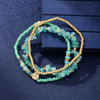 3PS Natural Gem Stone Beads Bracelet Irregular Crystal Stretch Chip beads Nuggets Bracelets Bangles Quartz Wristband For Women