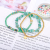 3PS Natural Gem Stone Beads Bracelet Irregular Crystal Stretch Chip beads Nuggets Bracelets Bangles Quartz Wristband For Women