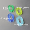3feet Blue Green Matte  Acrylic Chunky Chain, Translucent Open Plastic Necklace Chain,Open Link,Size 28mmx17mm