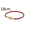 3mm Charm Shell bracelet Couples Charms Original Leather Bracelet Jewelry Women's  Gift