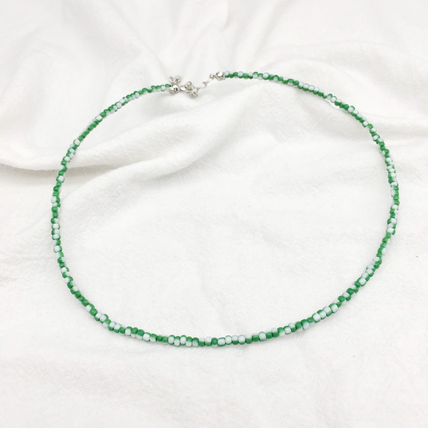 3mm Women Choker Necklace 2021 Handmade Colored Glaze Seed Beads Necklace For Female Ladies Beach Jewelry Drop shipping