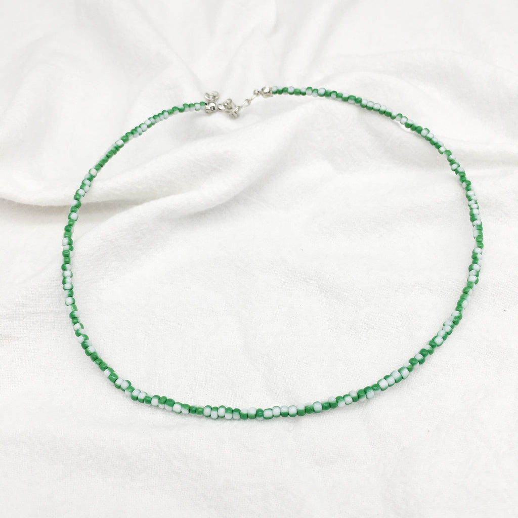 3mm Women Choker Necklace 2021 Handmade Colored Glaze Seed Beads Necklace For Female Ladies Beach Jewelry Drop shipping