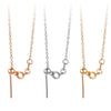 3pcs/lot 45cm Adjustable 1.5 Stainless Steel Link Universal Chains Necklaces Diy Jewelry Cuban Chains Making Findings s
