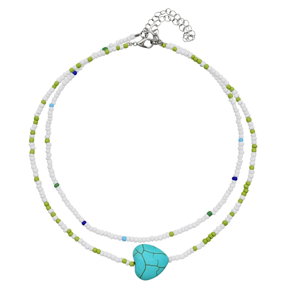 3pcs/set Colorful Acrylic Resin Beads Star Moon Lock Butterfly Pendant Necklace for Women Party Summer Jewelry Gift 2021