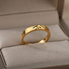 3pcs/set Gothic Portrait Gold Plated Rings For Women Stainless Steel Ring 2023 Trend Wedding Couple Aesthetic Jewelry anillos