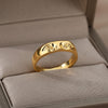 3pcs/set Gothic Portrait Gold Plated Rings For Women Stainless Steel Ring 2023 Trend Wedding Couple Aesthetic Jewelry anillos