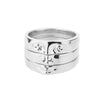 3pcs/set Gothic Portrait Gold Plated Rings For Women Stainless Steel Ring 2023 Trend Wedding Couple Aesthetic Jewelry anillos