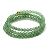 3rows green jade round 4mm bracelet 20inch   beads nature freeshipping gift