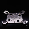 4 Pcs Friends Pendant Necklace Women Stainless Steel Neckless Jewelry Silver Color Puzzle Friendship Necklace Gift N412S01