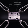 4 Pcs Friends Pendant Necklace Women Stainless Steel Neckless Jewelry Silver Color Puzzle Friendship Necklace Gift N412S01