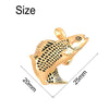 4 colors Fish Cremation Jewelry for Ashes Memorial Ashes Keepsake Necklace Stainless Steel Urn Necklace Pendant  +Fill kit