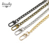 40-120CM 8mm W Metal Purse Chain Strap Handle Replacement Handbag Shoulder Bag Chain Accessories Light Gold/Silver/Black/Bronze