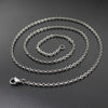 40cm/45cm/50cm Long Cross Chain Necklace 3 Colors Stainless Steel Chain Party Gifts For DIY Neacklace Jewelry Making