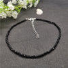 40cm Black Beads Crystal Choker Necklace for Women Bohemian 3mm Beaded Necklace 2022 Female Party Jewelry