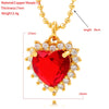 45cm All-match Love Crystal Pendant Ladies' Preferred Necklace