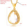 45cm All-match Love Crystal Pendant Ladies' Preferred Necklace