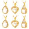 45cm All-match Love Crystal Pendant Ladies' Preferred Necklace