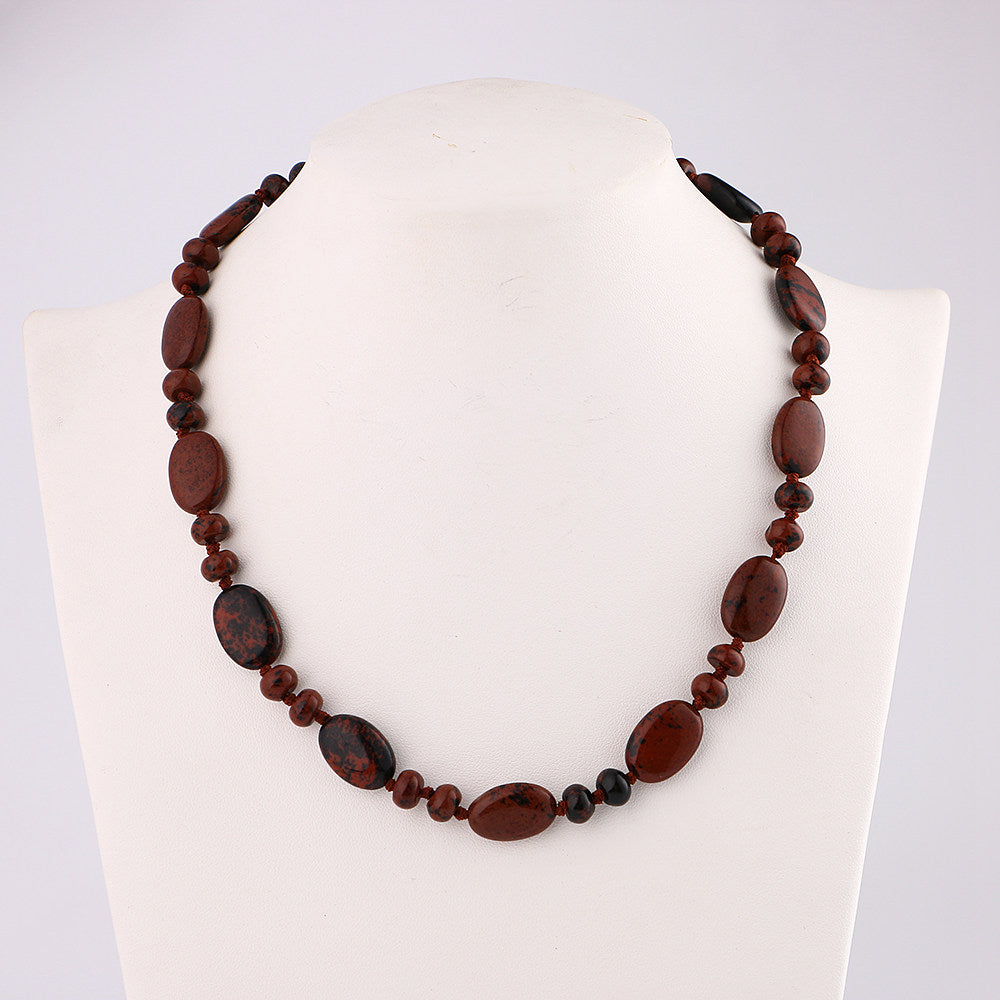 48 Natural Crystal Necklace Women Stone Jewelry Men Female Choker Male Power Gem Reiki Water Drop Statement summer Accessories