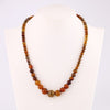 48cm Agate Necklace Natural Stone Power 6mm-14mm Round Agate Beads Crystal Stones Women Jewelry Choker Onyx Choker Necklace Gift