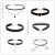 4Pcs-8Pcs Necklace  Combination suit  Lace  Geometry  Female   Jewelry