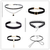 4Pcs-8Pcs Necklace  Combination suit  Lace  Geometry  Female   Jewelry