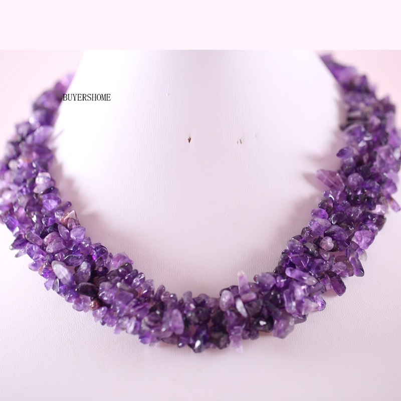 4X8MM C Beads Nylon Line Weave Coral Green Aventurin Crystal Howlite Crystal Opal Shell Unakite Epidote Necklace 18 1Pcs