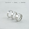 4mm 6mm 8mm Wide Stainless Steel Rings High Polished 2020   Classic And Generous For Men's And Women's Ring Jewelry Gi