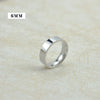 4mm 6mm 8mm Wide Stainless Steel Rings High Polished 2020   Classic And Generous For Men's And Women's Ring Jewelry Gi