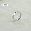 4mm 6mm 8mm Wide Stainless Steel Rings High Polished 2020   Classic And Generous For Men's And Women's Ring Jewelry Gi