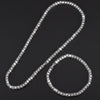 4mm Crystal Rhinestone Choker Necklace Women Wedding Accessories Tennis Chain Chokers Jewelry Collier Femme