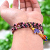 4mm Natural tourmaline Round beads Bracelet jewelry Fine Beaded Bracelets Jewelry For women Gift with certificate Drop Shipping