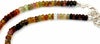 4mm Semi Pervious stone Beads Necklace For Girls & Women Beaded Jewelry