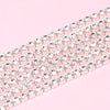 5 yards/bag Super bright encryption clear crystal SS6-SS16(2mm-4mm) silver rhinestones chain,diy clothing accessories