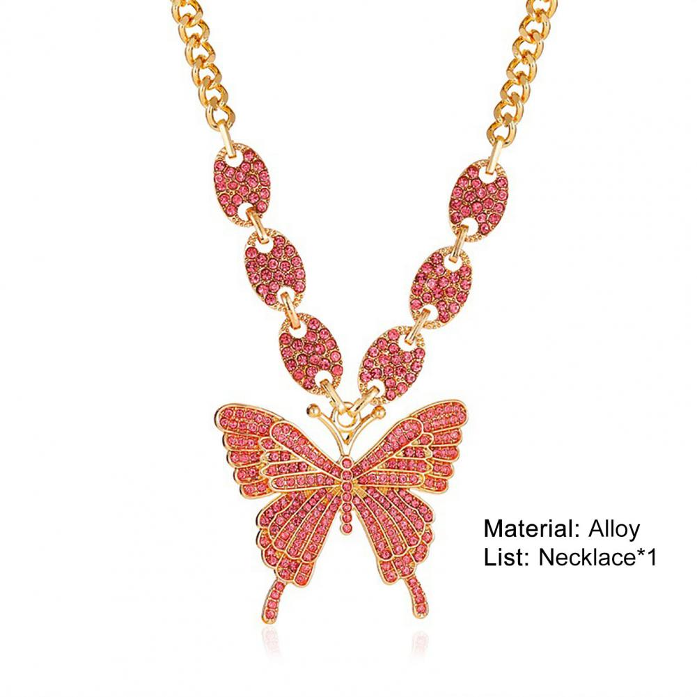 50% Sales Collarbone Chain Portable Durable  Hip-hop Skin-friendly Polished Vintage Exaggerated Necklace for Date