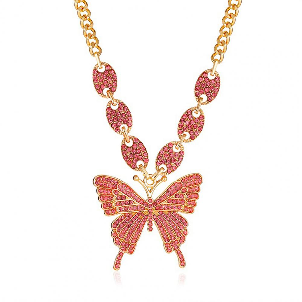 50% Sales Collarbone Chain Portable Durable  Hip-hop Skin-friendly Polished Vintage Exaggerated Necklace for Date