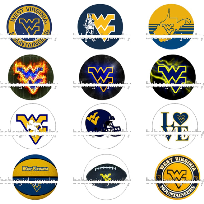 50PCS-Mixed-West-Virginia-Glass-Snap-Button-Jewelry-Charm-Snap-Jewelry