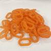 50pcs/bag Frosted DIY Detachable Replacement Shoulder Strap Bag Acrylic Resin Handbag Chain Strap Bands Bag Accessories 27*17mm