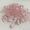 50pcs/bag Frosted DIY Detachable Replacement Shoulder Strap Bag Acrylic Resin Handbag Chain Strap Bands Bag Accessories 27*17mm