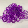 50pcs/bag Frosted DIY Detachable Replacement Shoulder Strap Bag Acrylic Resin Handbag Chain Strap Bands Bag Accessories 27*17mm