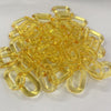 50pcs/bag Frosted DIY Detachable Replacement Shoulder Strap Bag Acrylic Resin Handbag Chain Strap Bands Bag Accessories 27*17mm