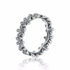 #52-58 Dazzling Daisy Rings for Women Authentic 925 Sterling Silver Clear CZ Flower Finger Wedding Ring Fine Europe Jewelry